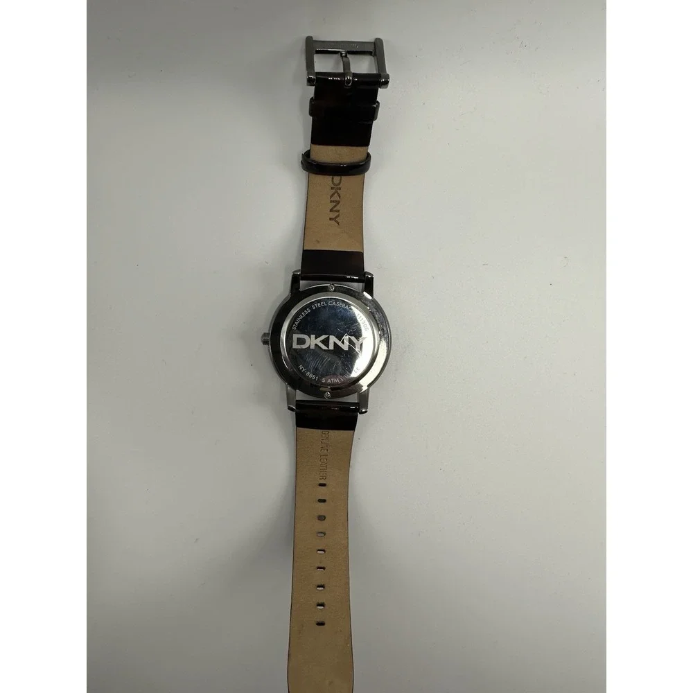 DKNY NY-8651 New Battery‎ Tortoise-Shell 43MM Crystal Dial 7.5